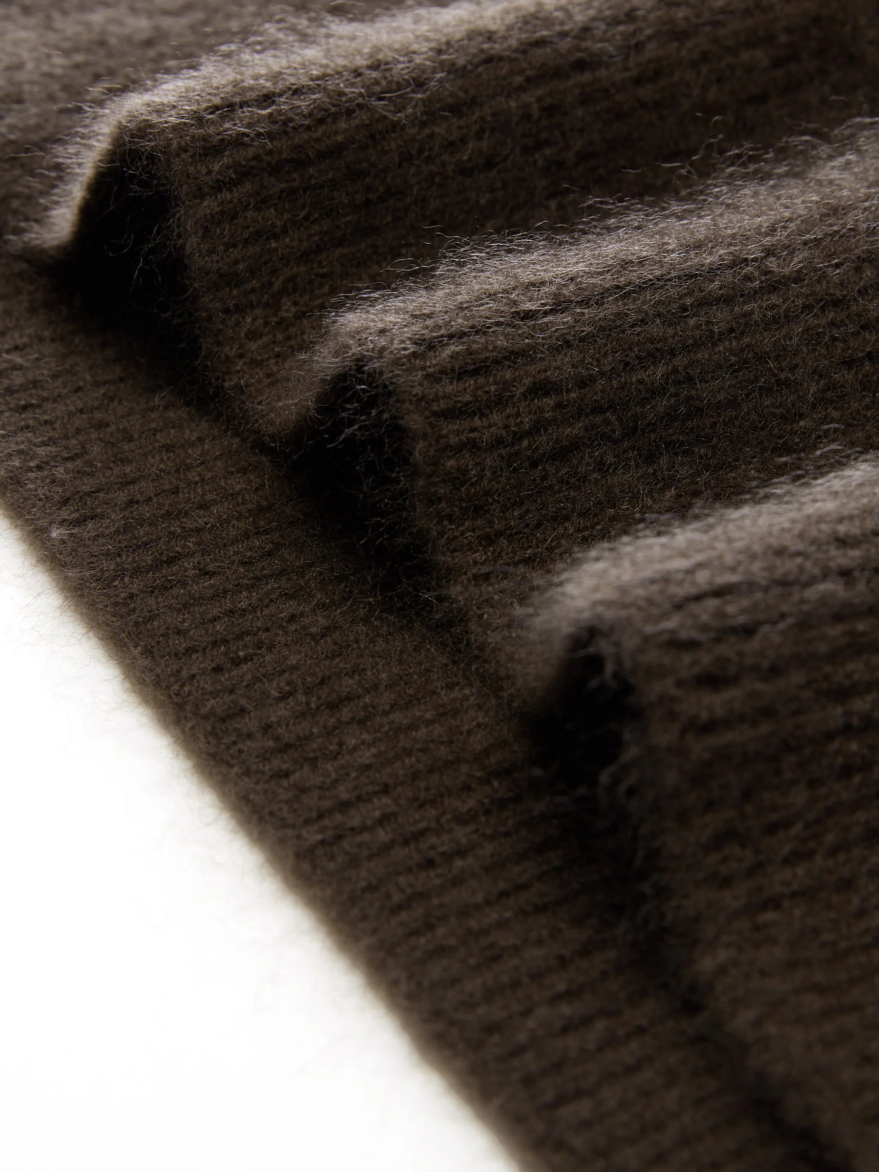 100% Brushed Wool Johnny-Collar Women Sweater - Image 9