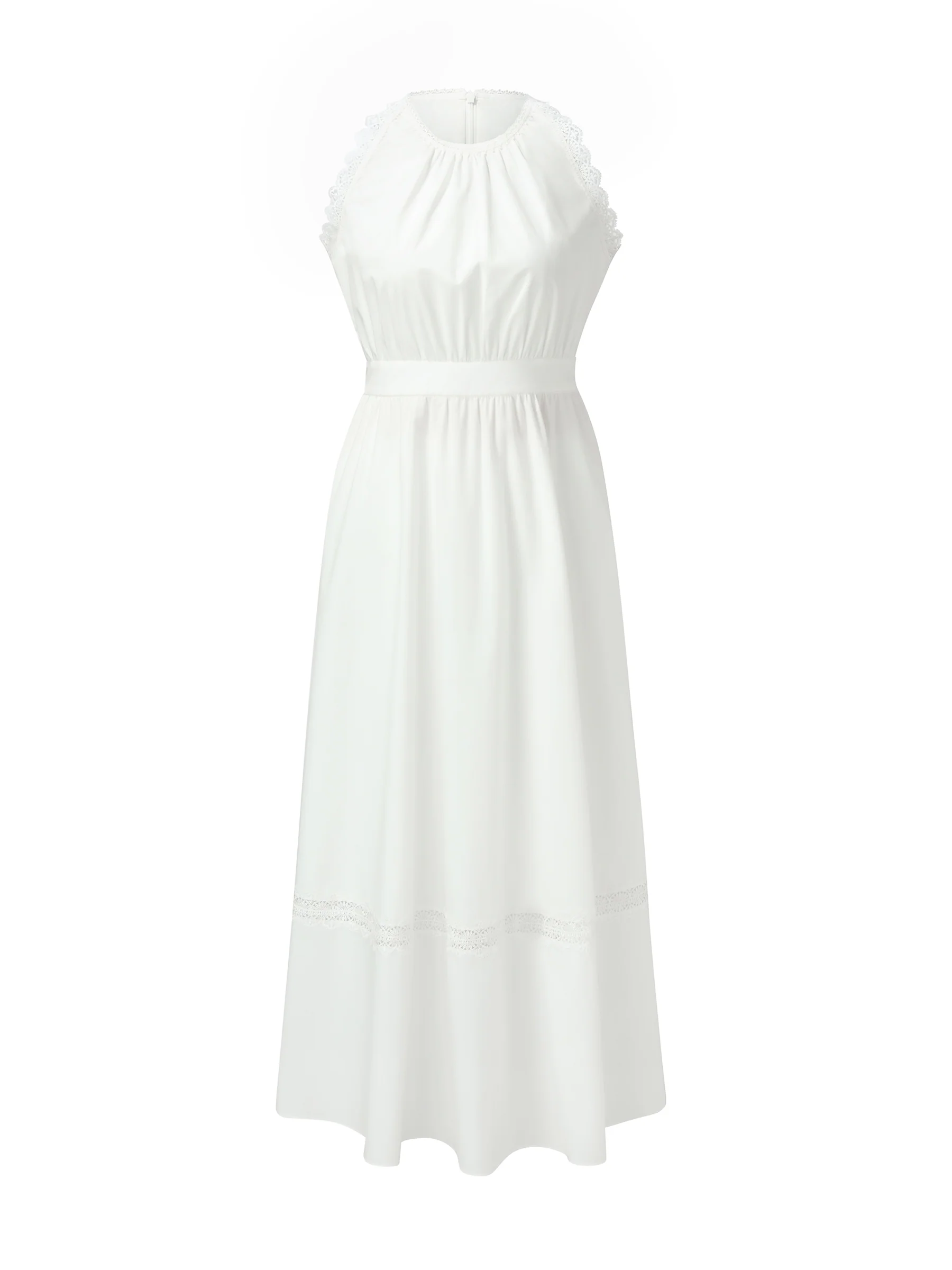 100% Cotton A-Line Women Maxi Vest Dress - Image 6