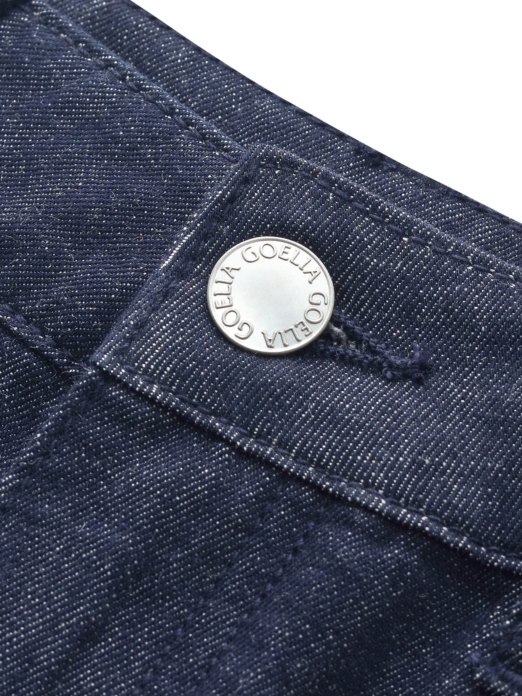 100% Cotton Denim Women Straight Leg Jeans - Image 7
