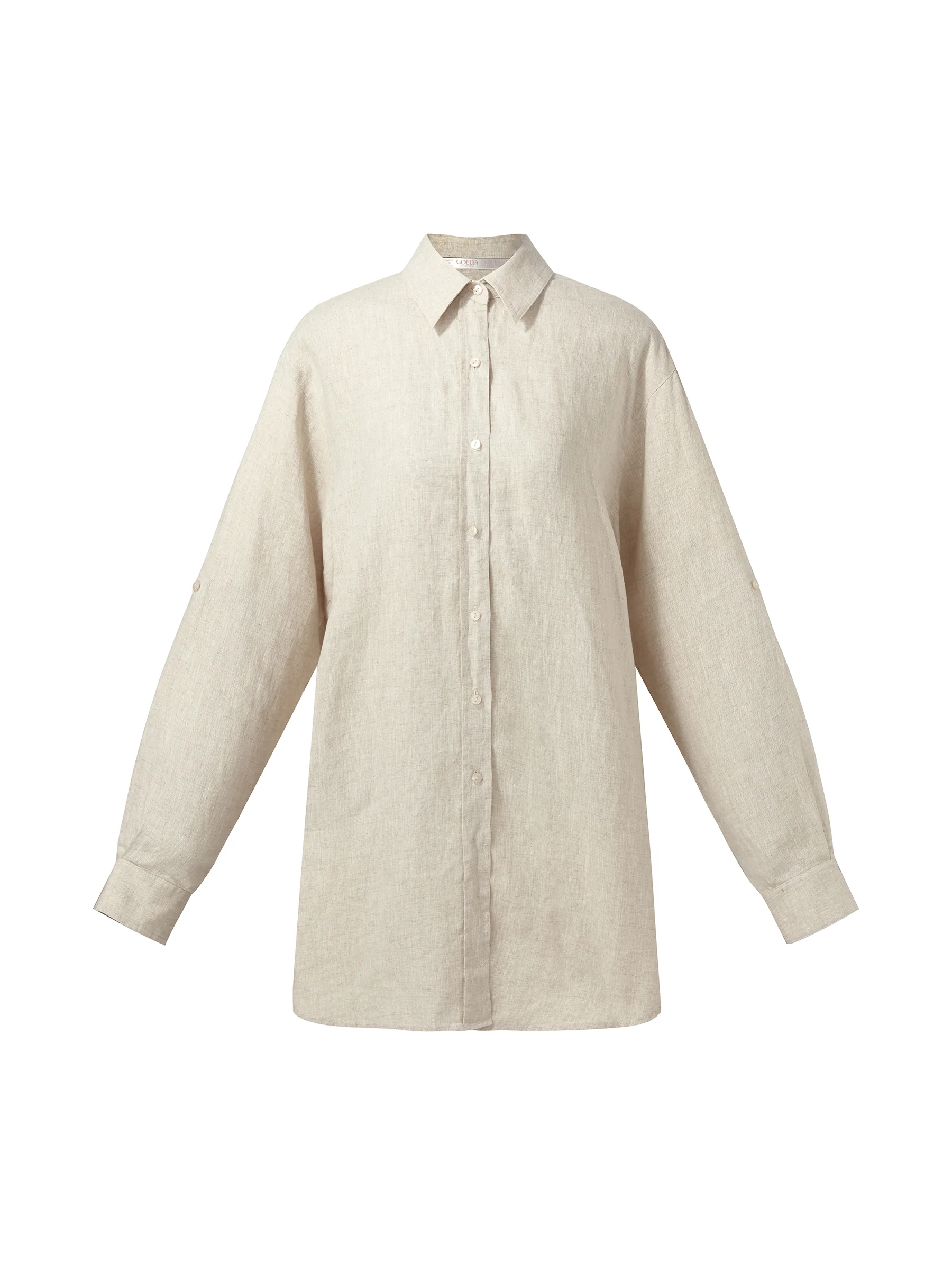 100% Linen Women Oversized Shirt - Image 8