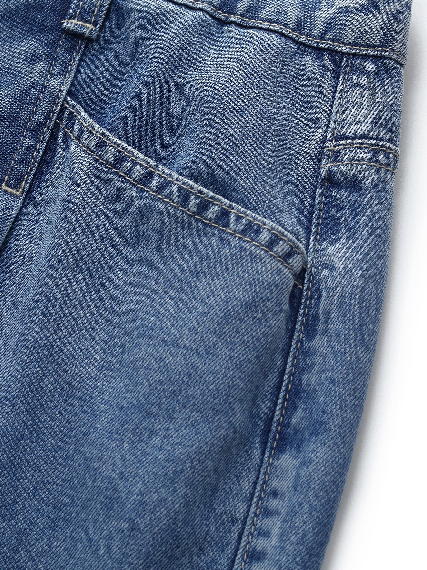 100% Tencel Denim Women Adjustable Waist Jeans - Image 8