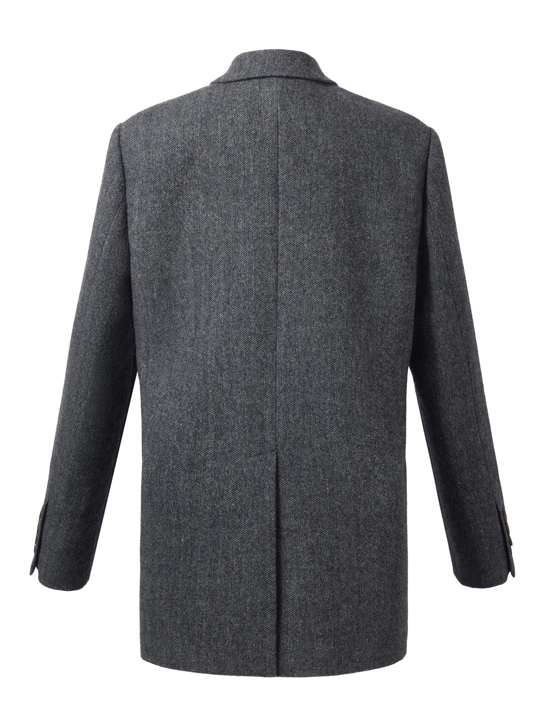 100% Washable Wool Notched Collar Women Blazer - Image 10