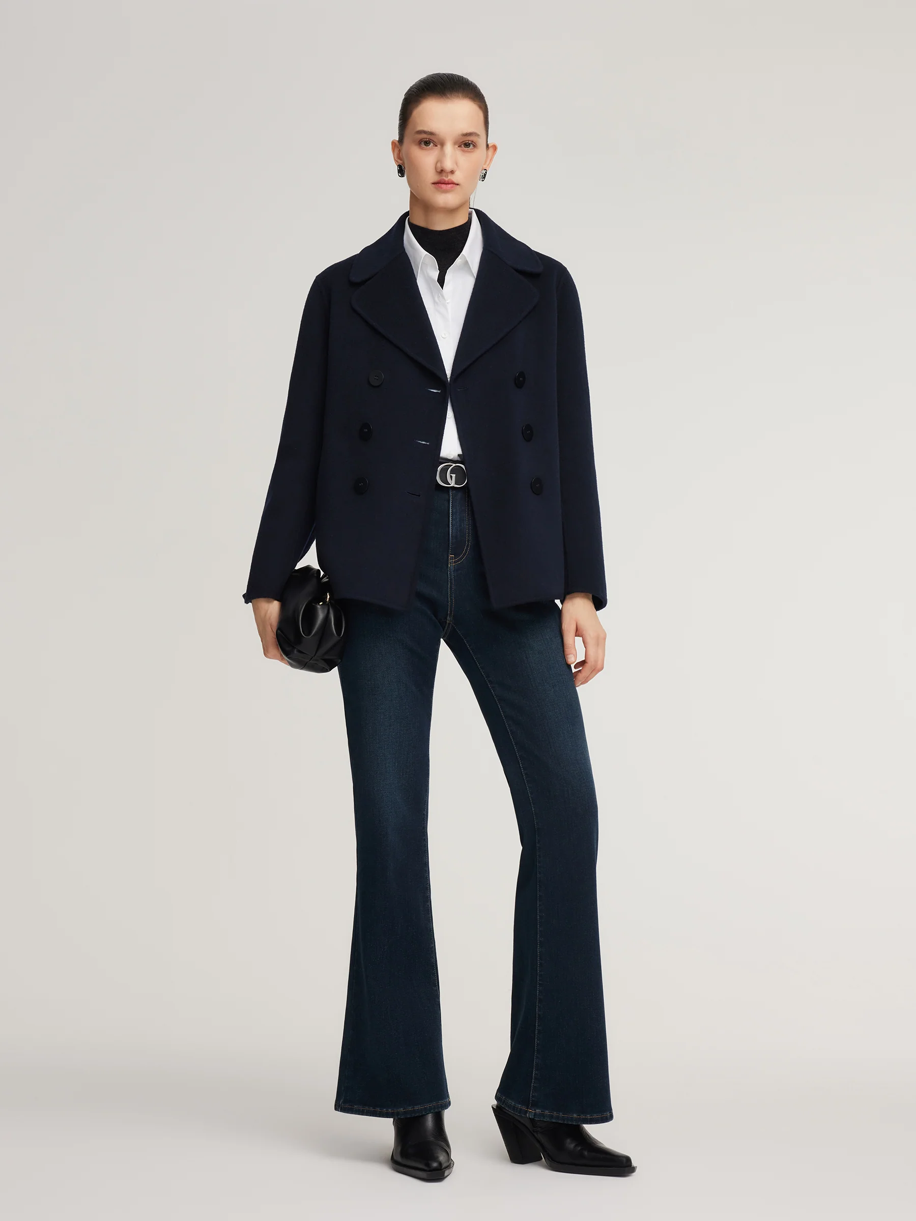 100% Wool Double-Faced Women Coat - Image 2