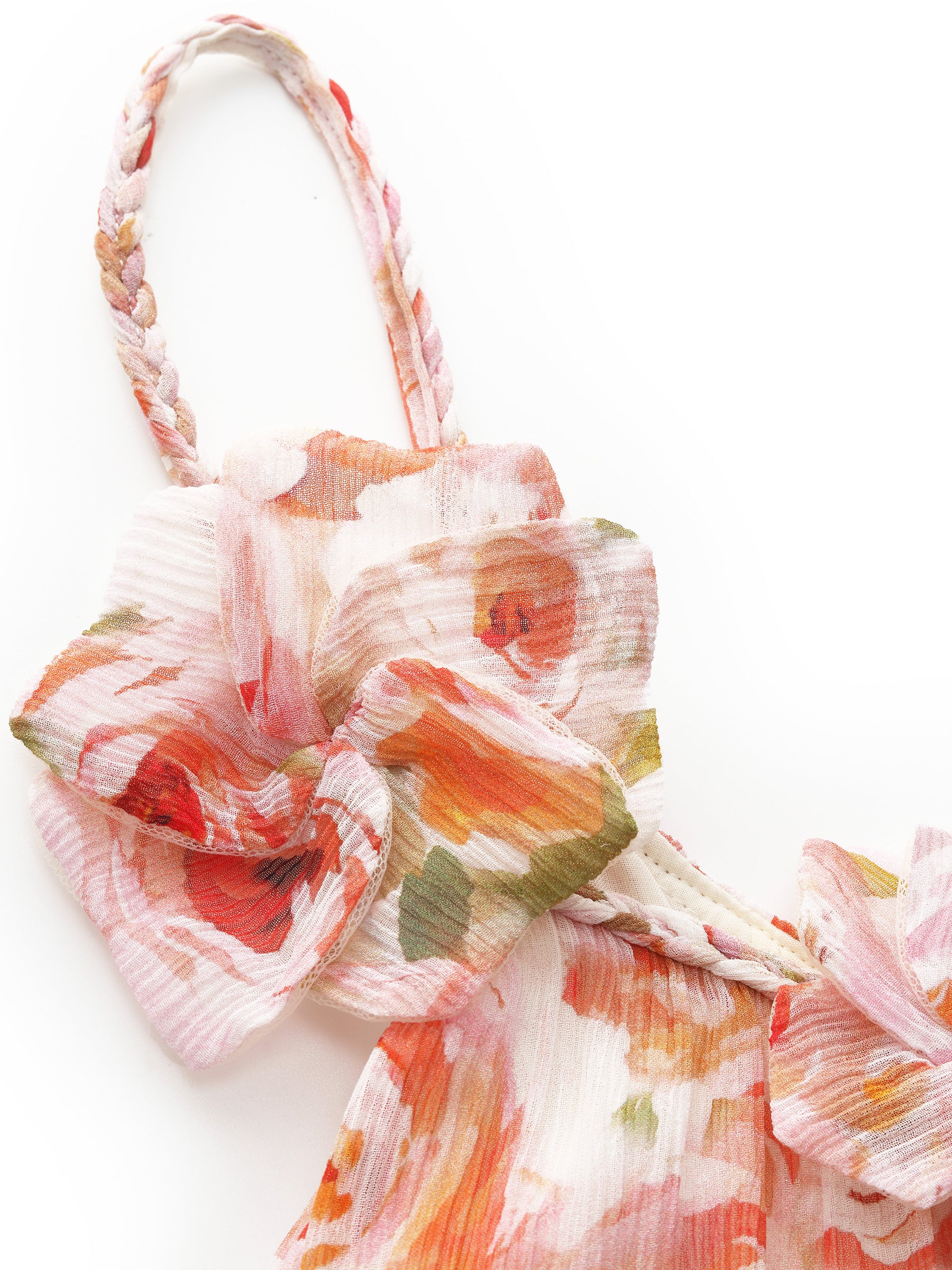 10MM Mulberry Silk Rose Print Women Strap Maxi Dress - Image 6