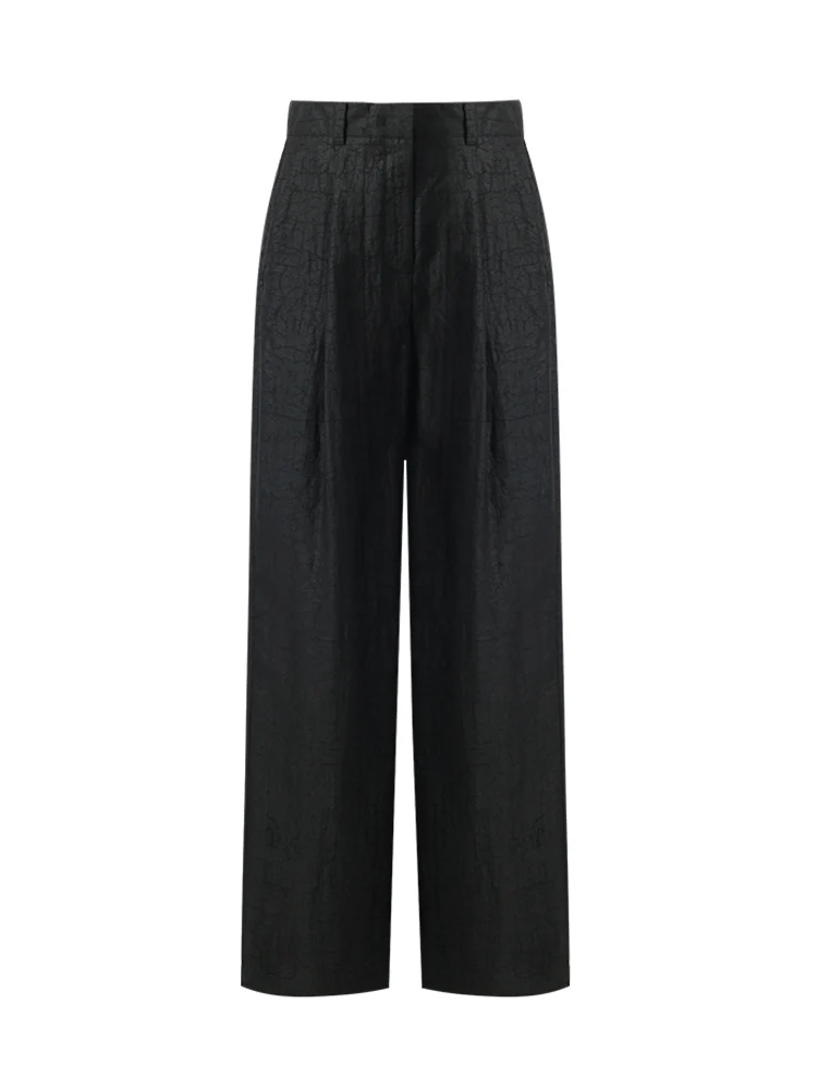 18 Momme Xiang Yun Silk Straight Women Pants - Image 7