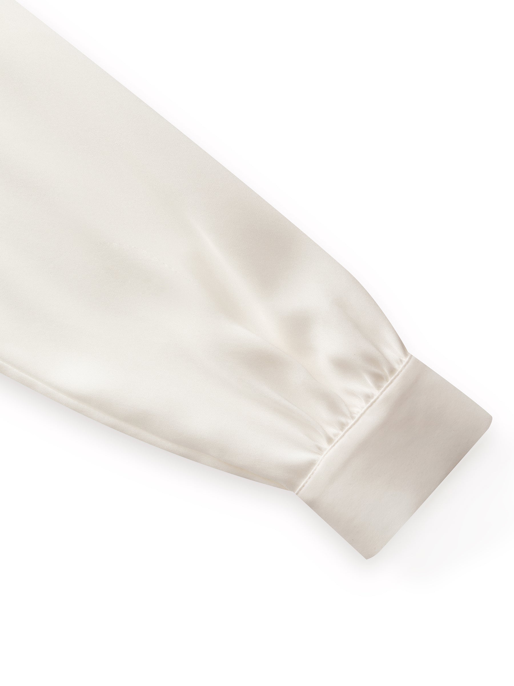 22MM Mulberry Silk Women Shirt With Detachable Bow - Image 8
