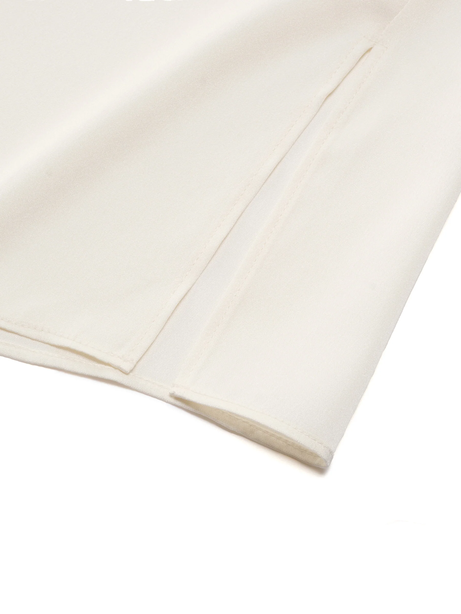 22MM Mulberry Silk Women Shirt With Detachable Ruffle Detail - Image 16