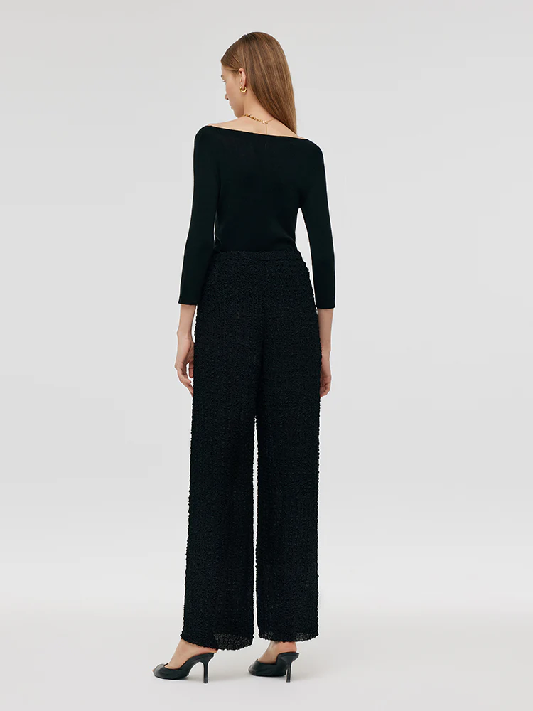 25 Momme Mulberry Silk Straight Leg Pants - Image 4