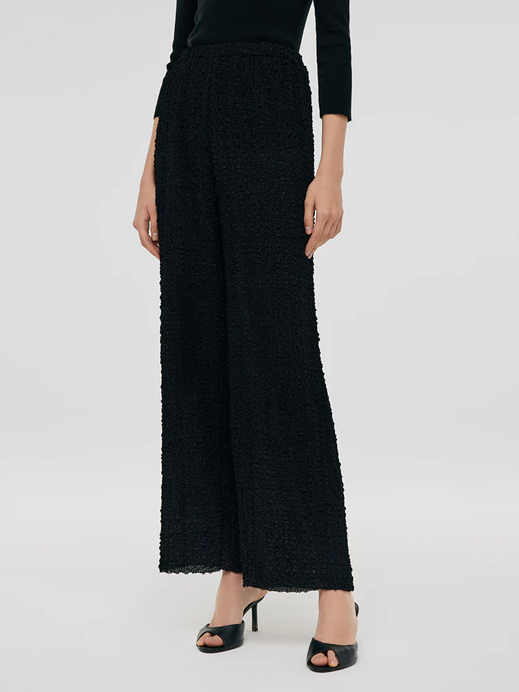 25 Momme Mulberry Silk Straight Leg Pants - Image 5