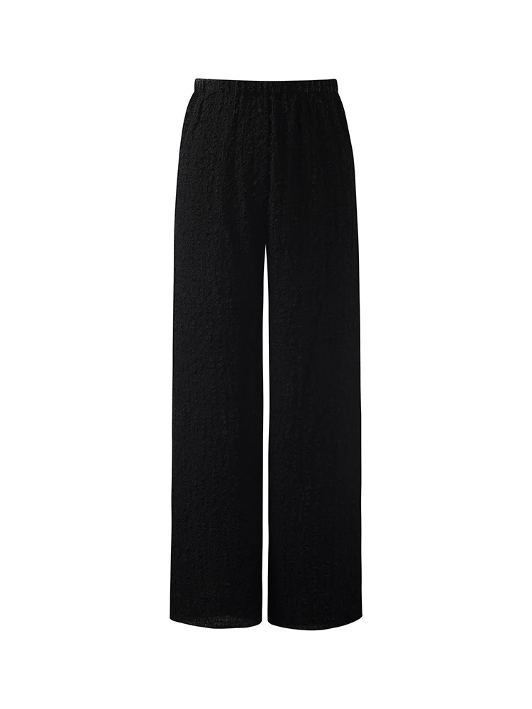 25 Momme Mulberry Silk Straight Leg Pants - Image 6