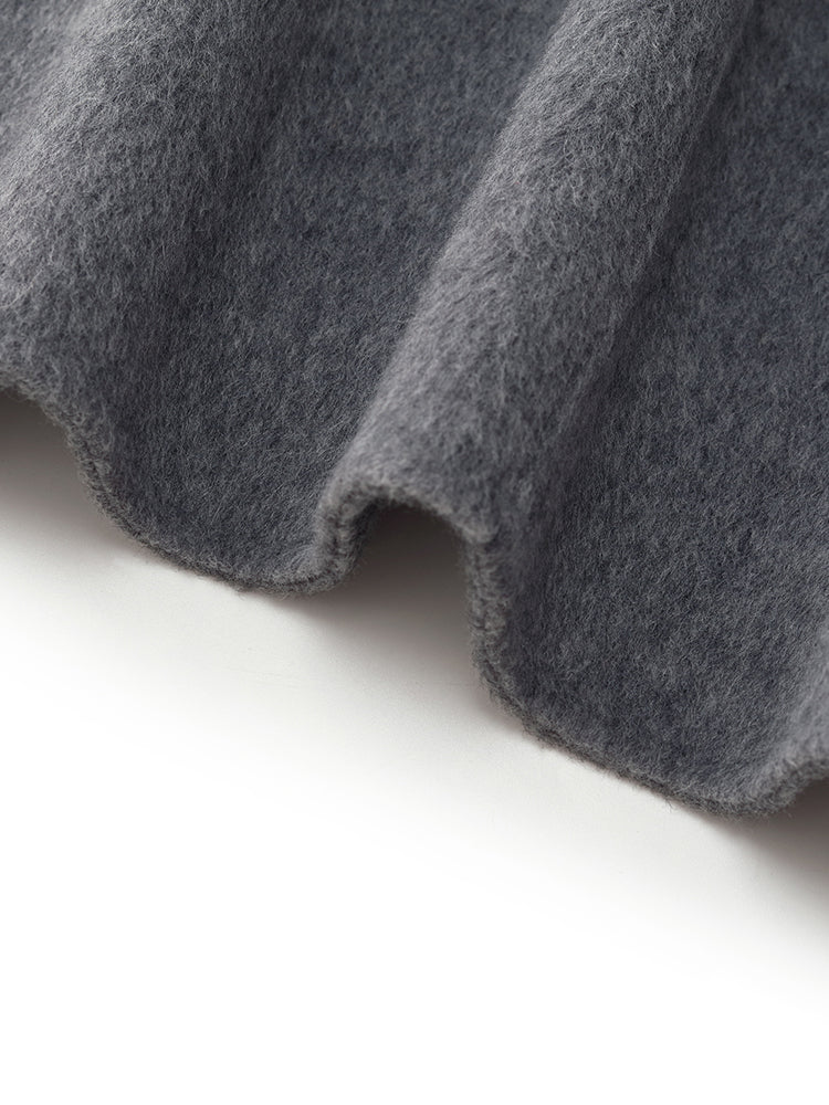 Alpaca Wool Longline Women Overcoat - Image 9
