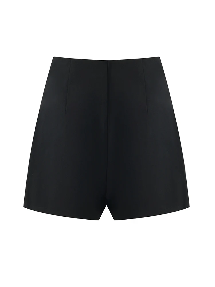 Asymmetric Ruched A-Line Skort - Image 7