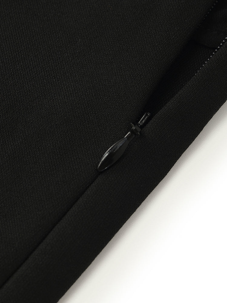 Asymmetric Ruched A-Line Skort - Image 9