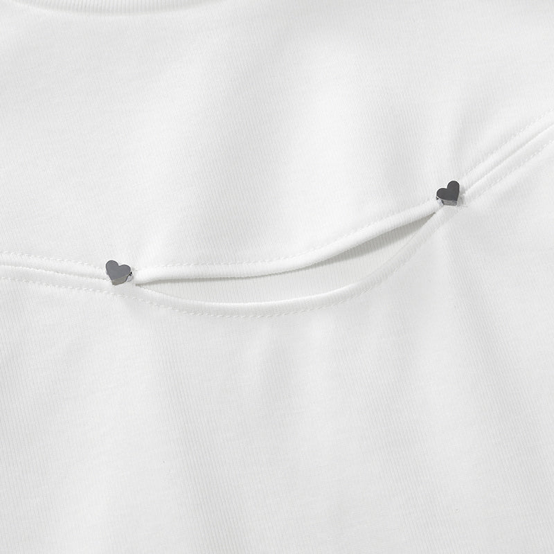 Basic Smile Hollow T-Shirt - Image 5