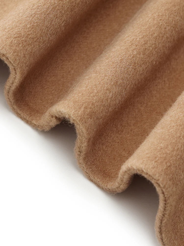 100% Cashmere Lapel Women Overcoat - Image 10