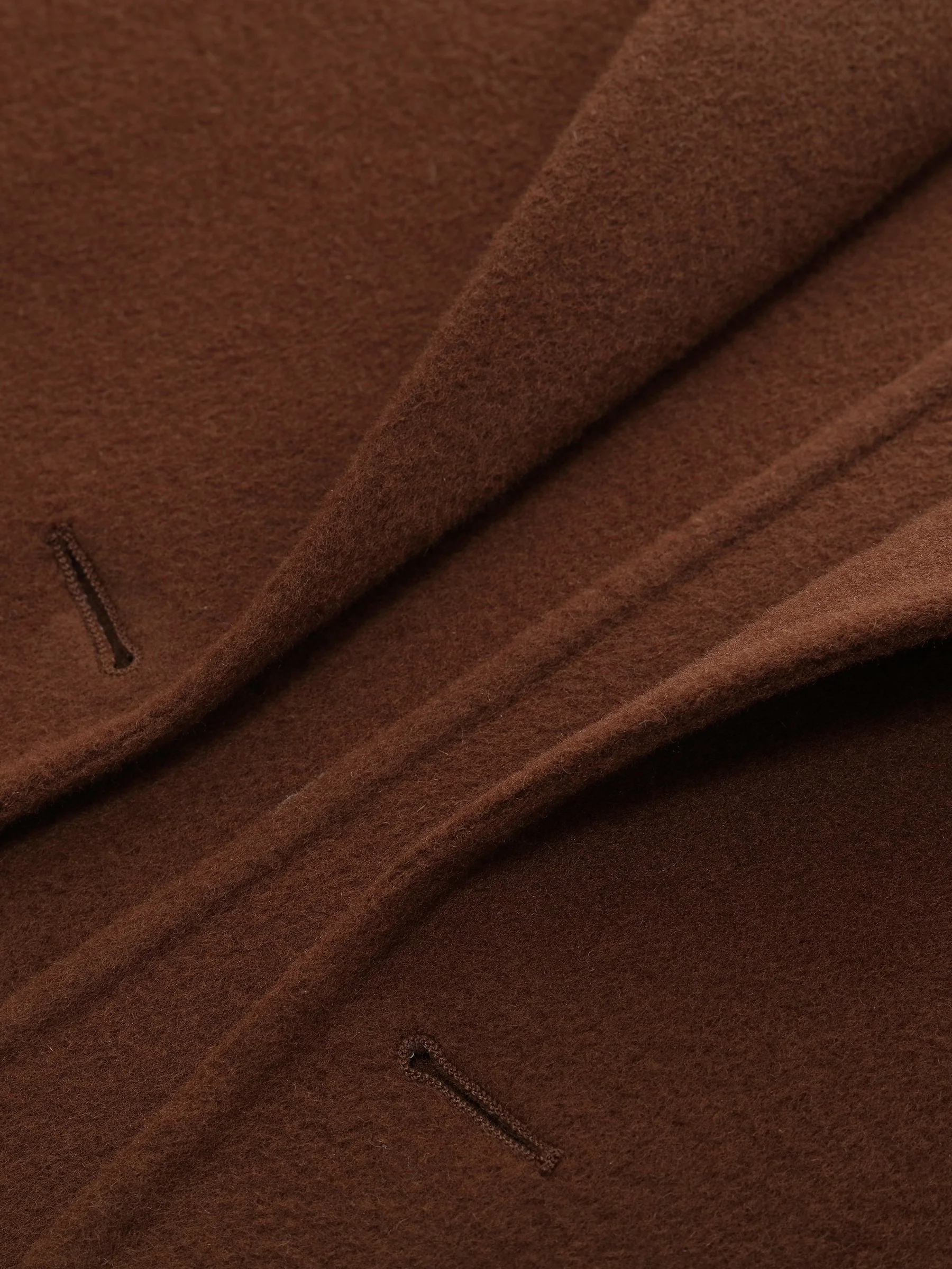 Cashmere Wool Blend Double-Faced Women Coat - Image 9