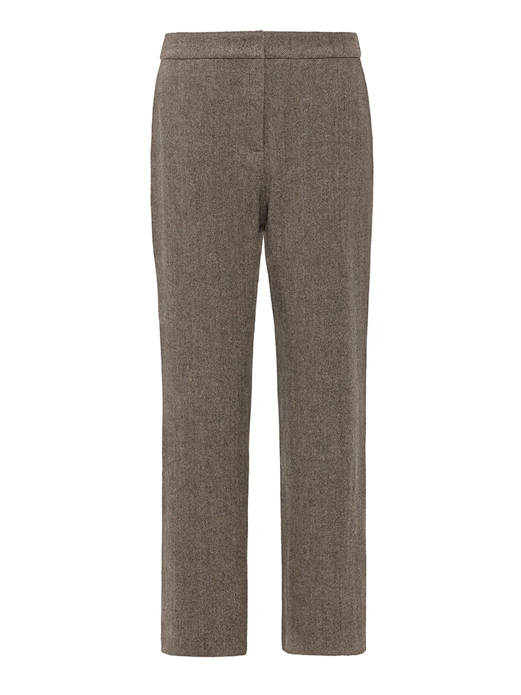 Washable Wool Tapered Mid-Calf Pants - Image 4