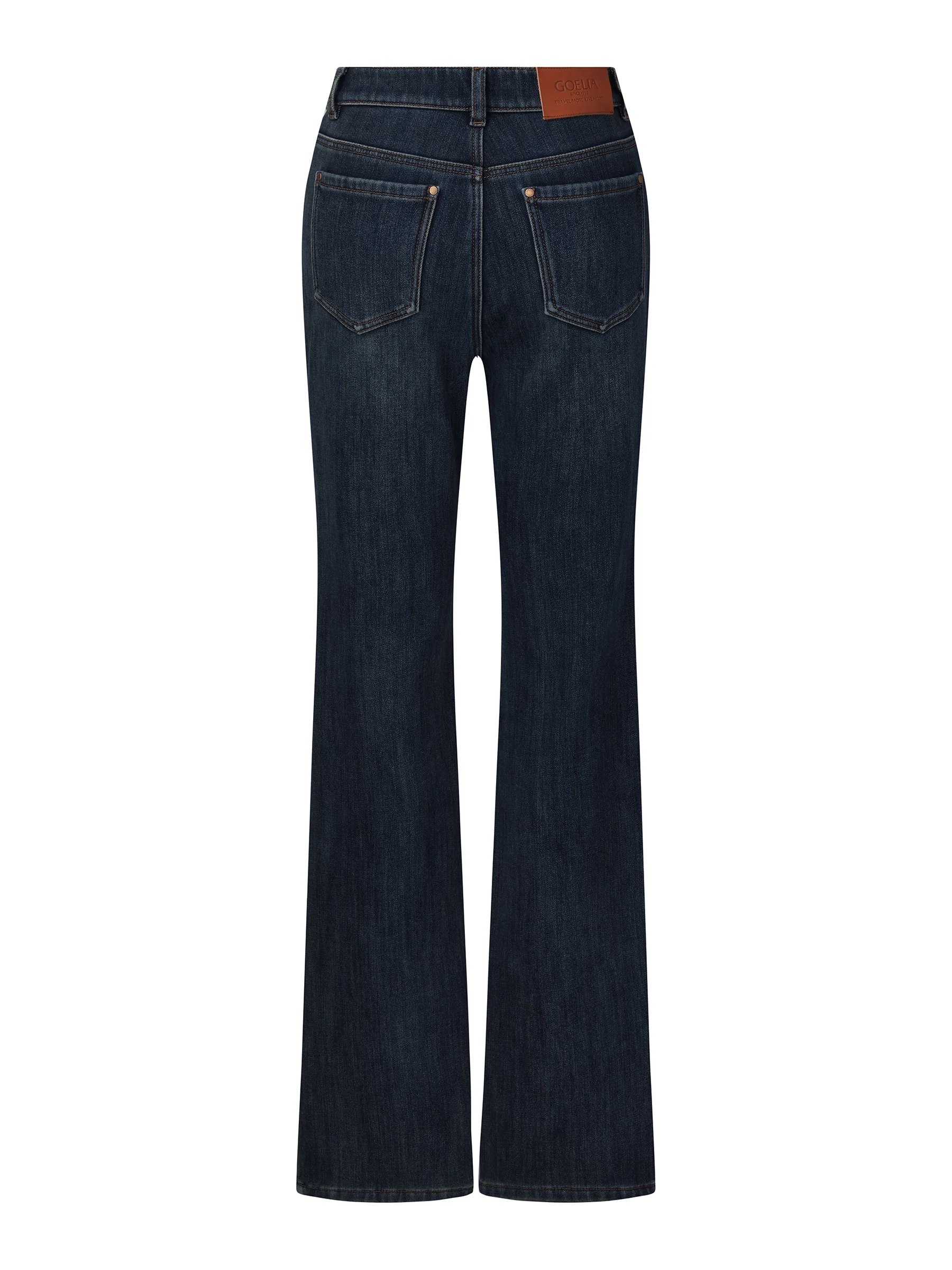Denim Fleece Lined Women Slit Jeans - Image 8