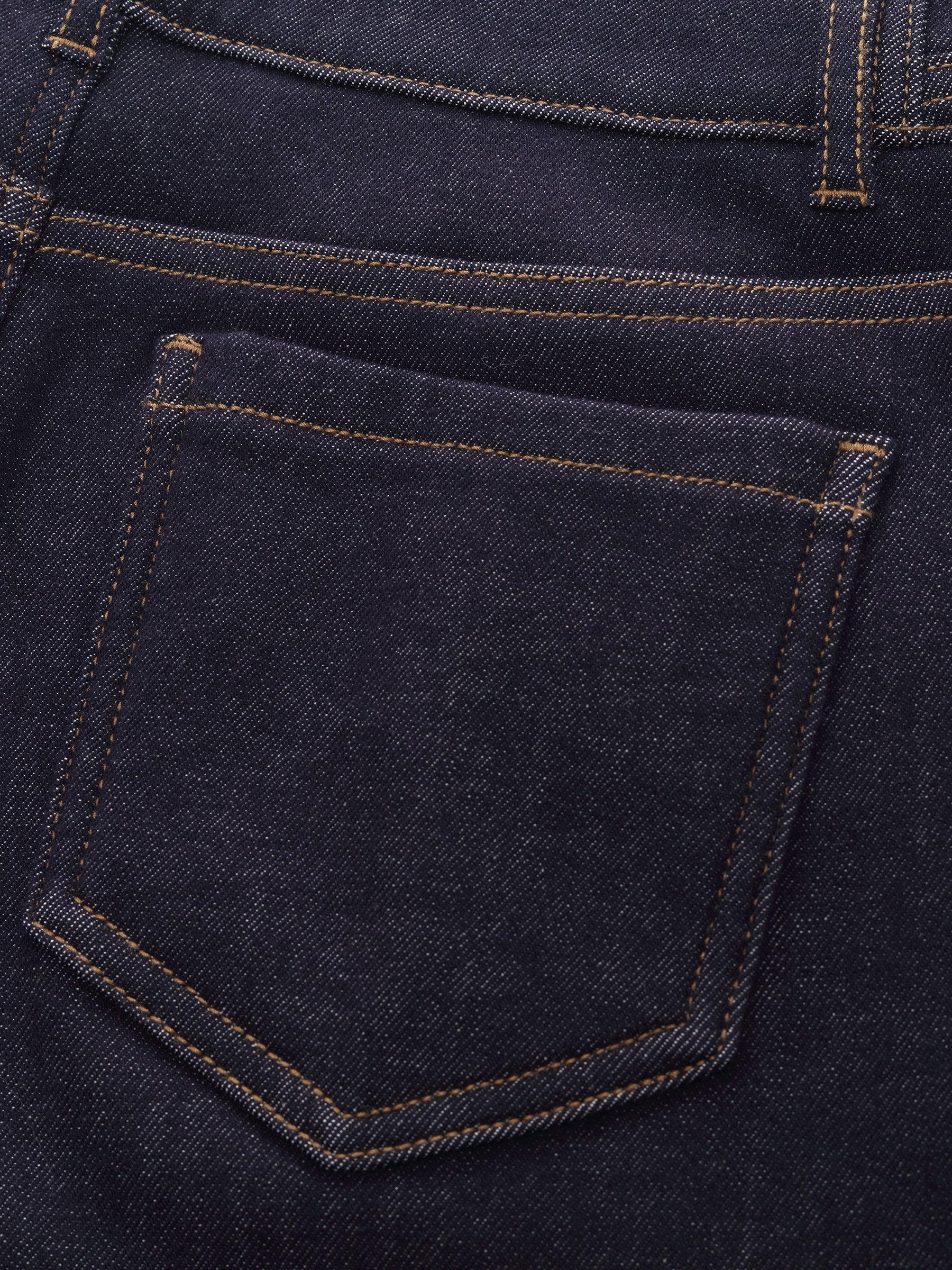 Denim High-Waisted Stretch Fleece Lined Women Micro-Flared Jeans - Image 10