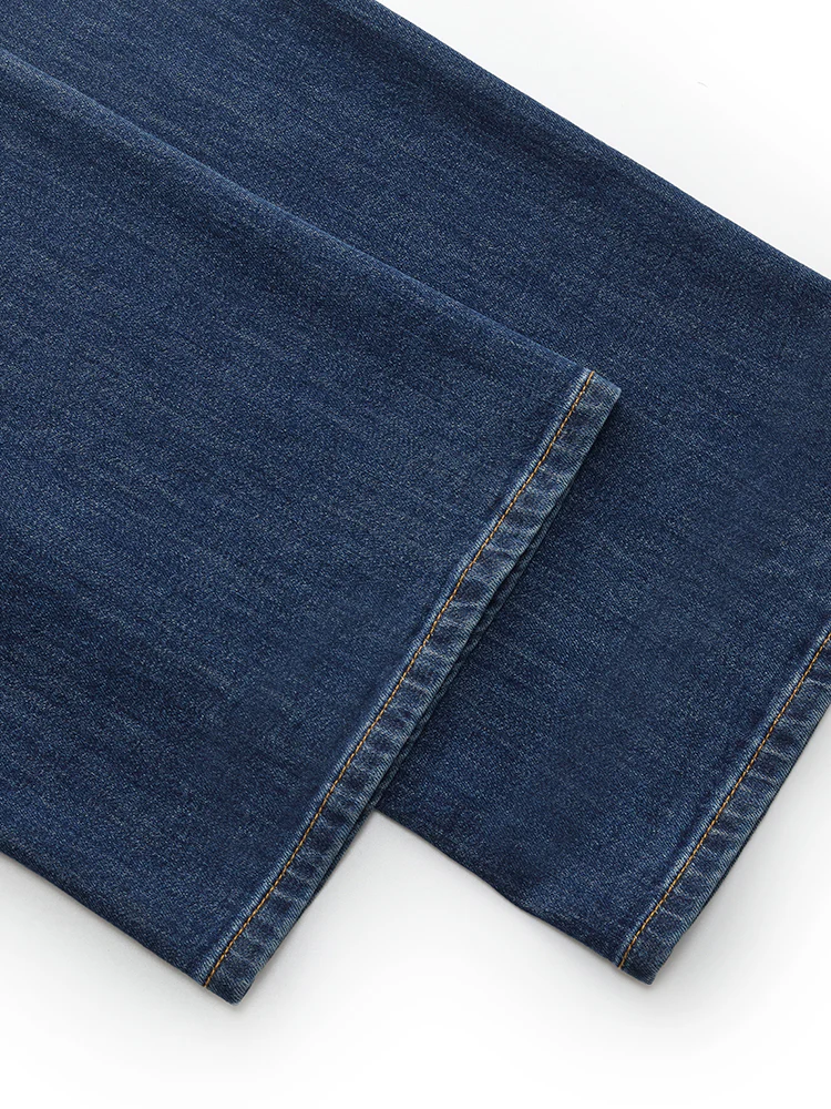Denim Adjustable Waist Women Jeans - Image 8