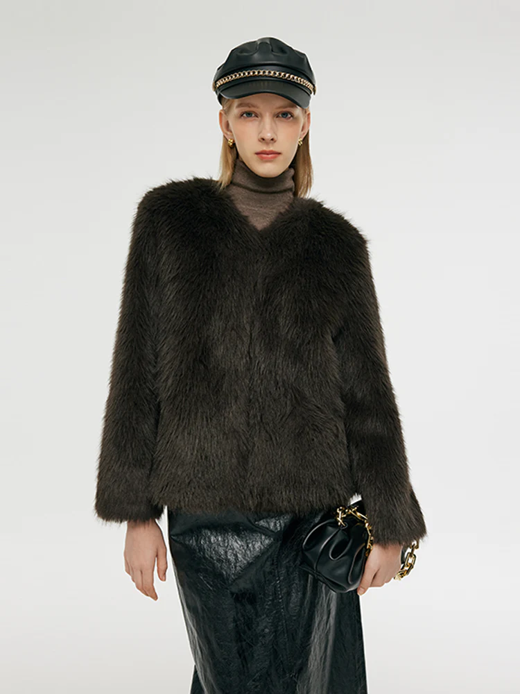 Eco-friendly Fur Women Short Coat - Image 6