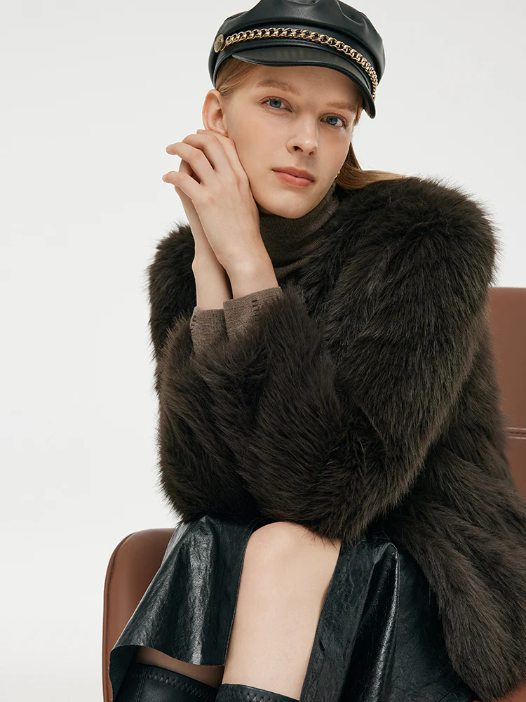 Eco-friendly Fur Women Short Coat - Image 7