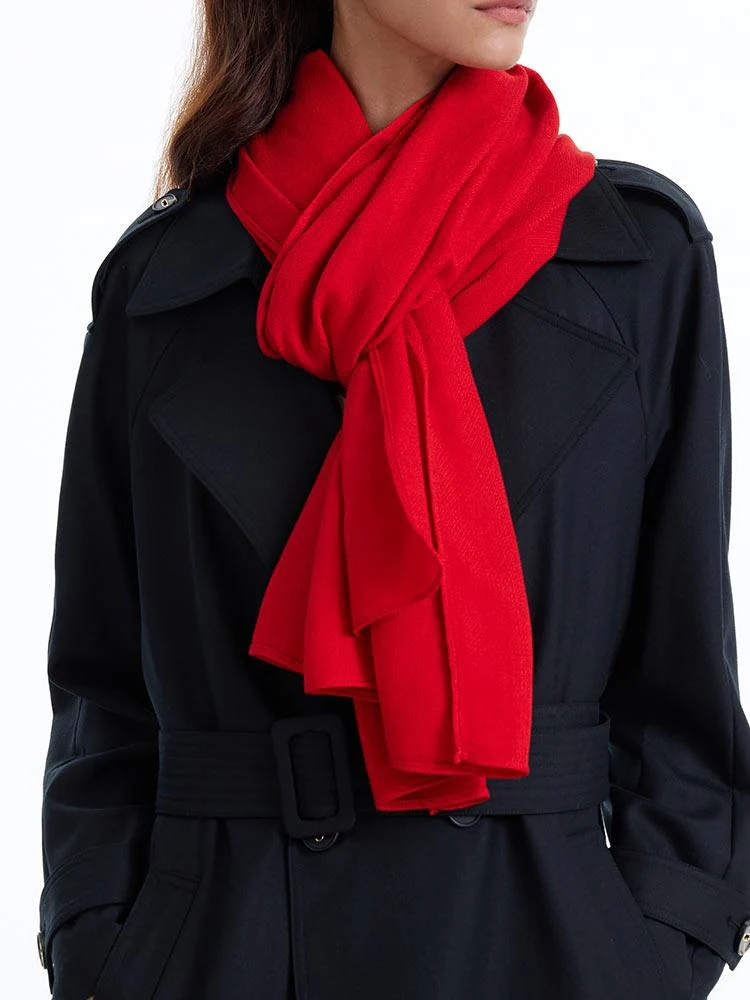 Red Wool Scarves Set - Image 5