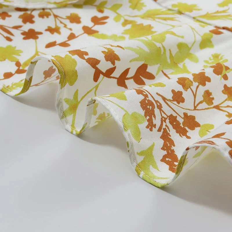 Silk And Cotton Floral Print Wrap Maxi Dress - Image 5
