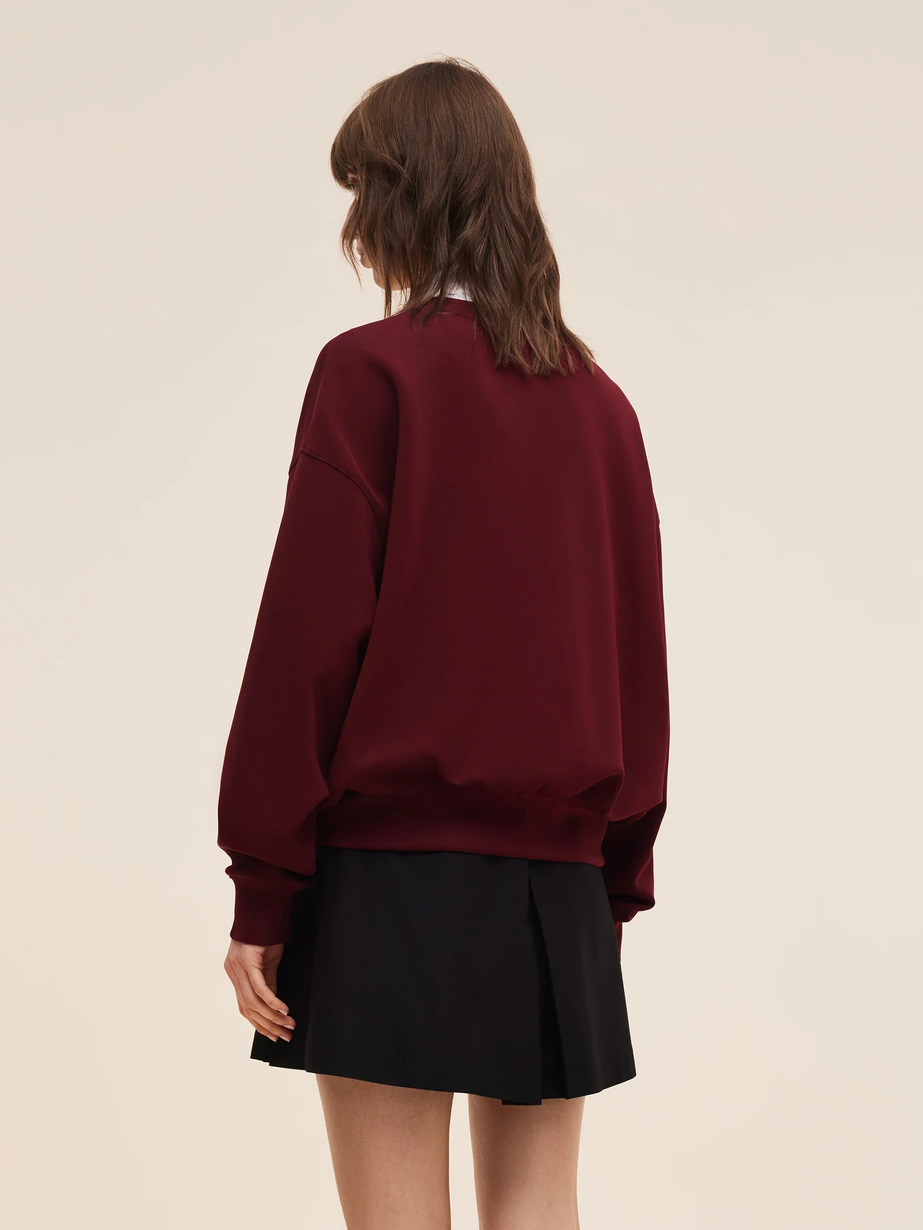 Four-Leaf Clover Embroidered Women Sweatshirt - Image 3