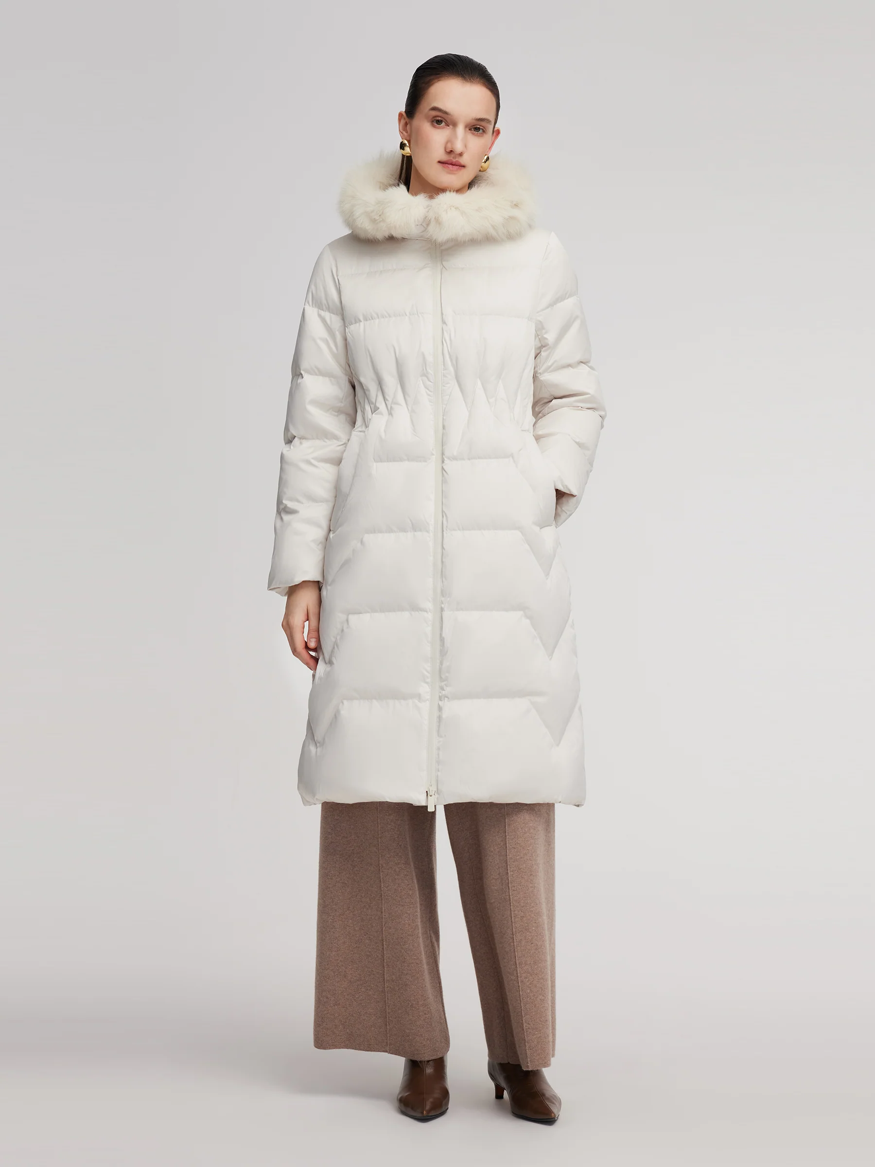 Gathered Waist Goose Down Garment - Image 6