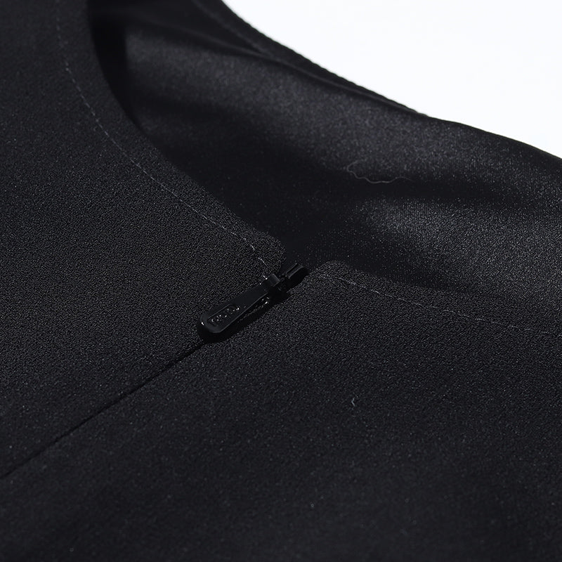 Full Length Triacetate Sleeveless Jumpsuit - Image 7