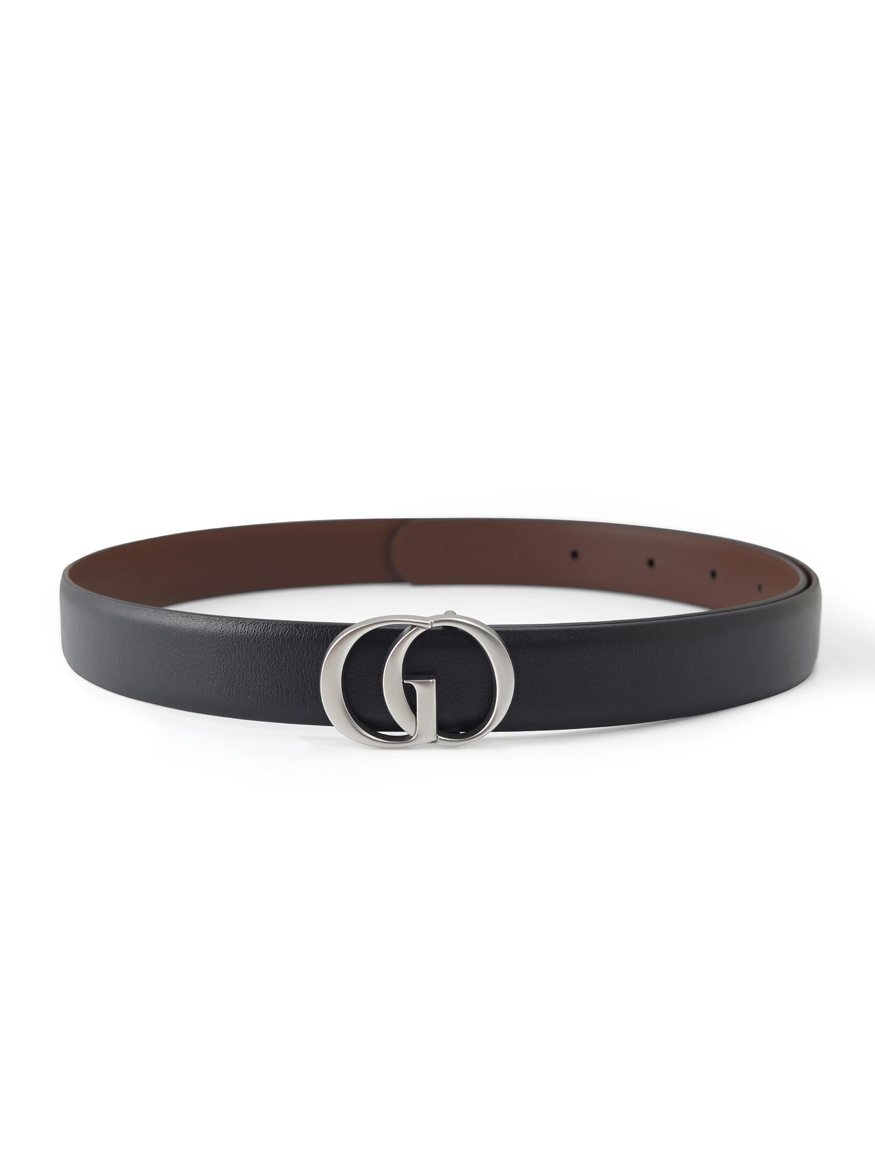 GO Letter Women Leather Belt Size Medium - Image 2