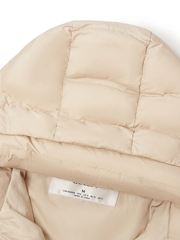 Hooded Long Goose Down Garment - Image 10