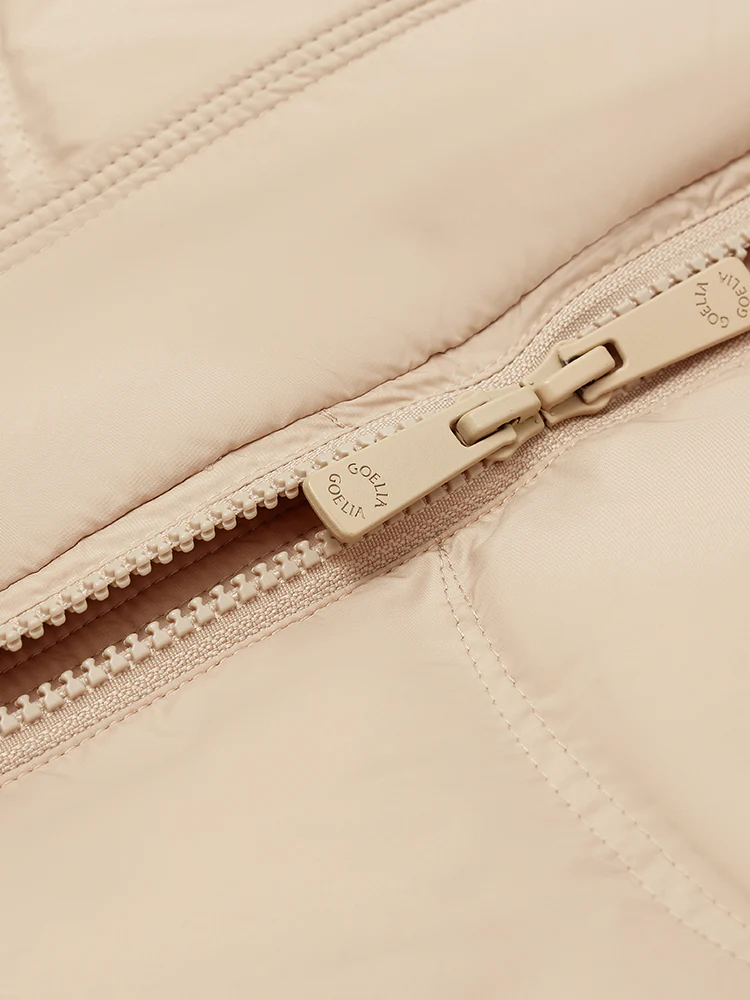 Hooded Long Goose Down Garment - Image 11