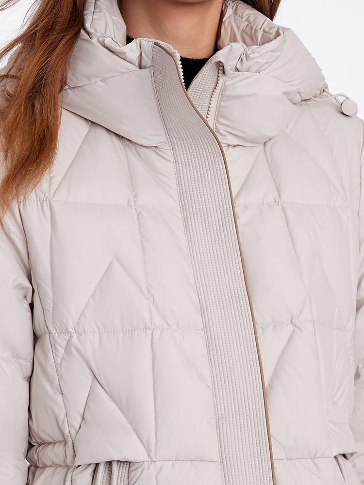 Hooded Pleated Goose Down Garment - Image 19