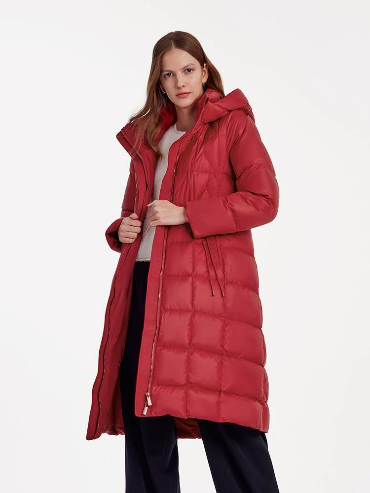 Hooded Pleated Goose Down Garment - Image 5