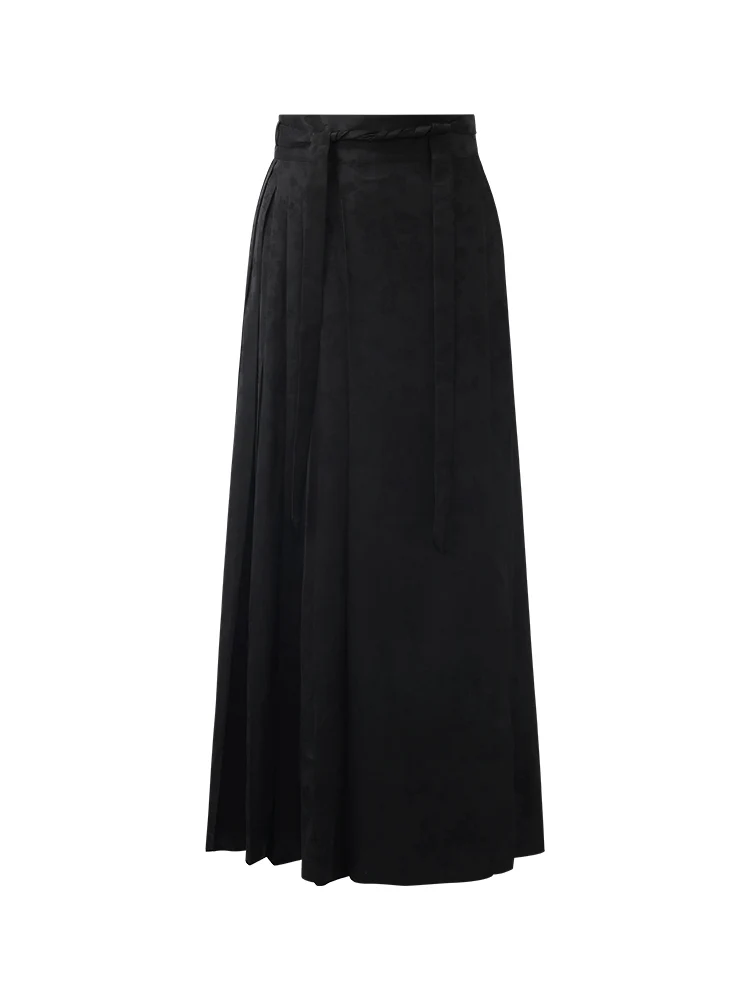 Jacquard Pleated Women Mamianqun With Bottomed Skirt - Image 6