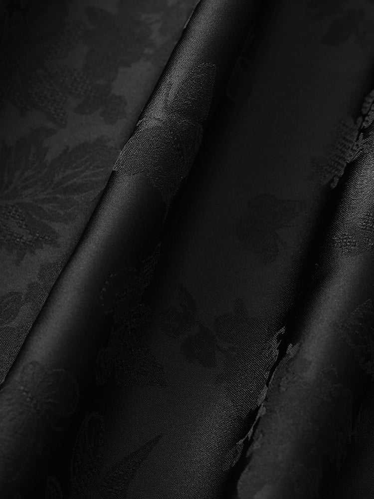Jacquard Pleated Women Mamianqun With Bottomed Skirt - Image 7