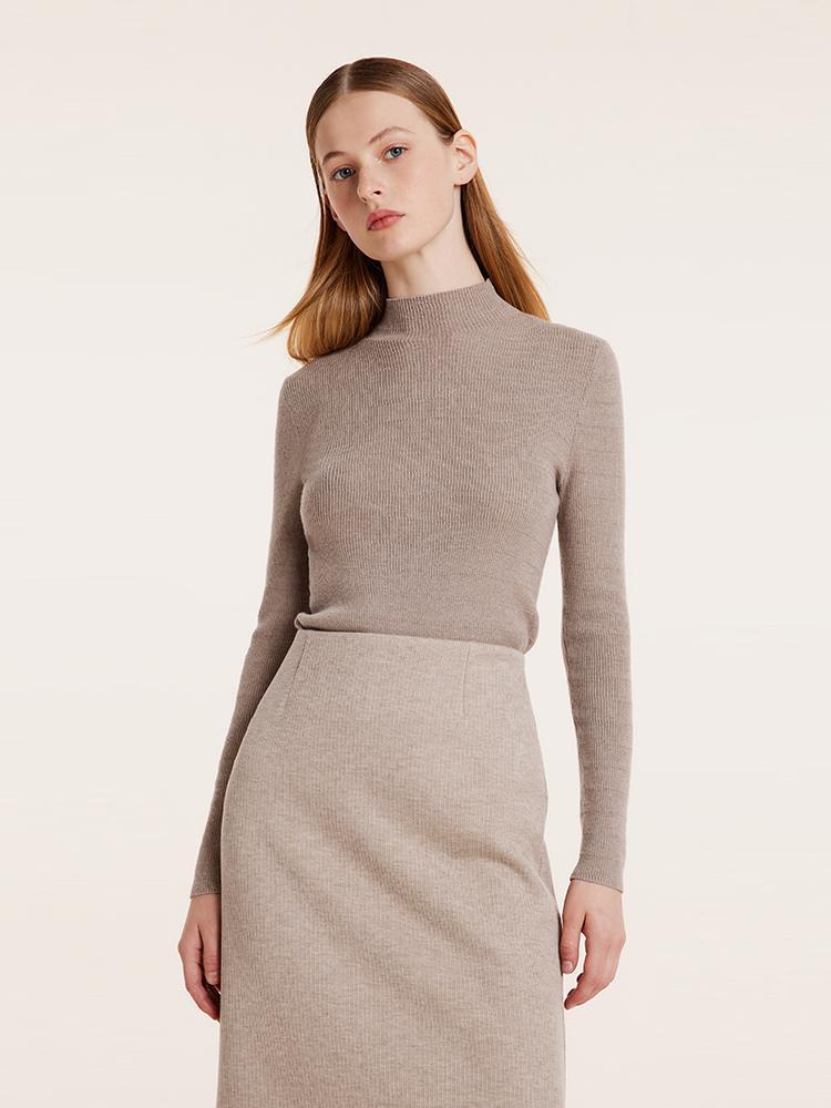 Knit A-Line Half Women Skirt - Image 5