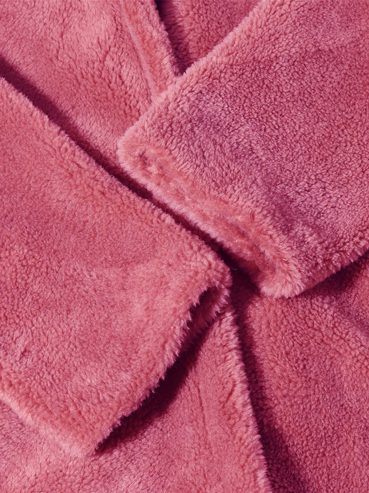 Lamb Wool Oversized Teddy Coat - Image 18