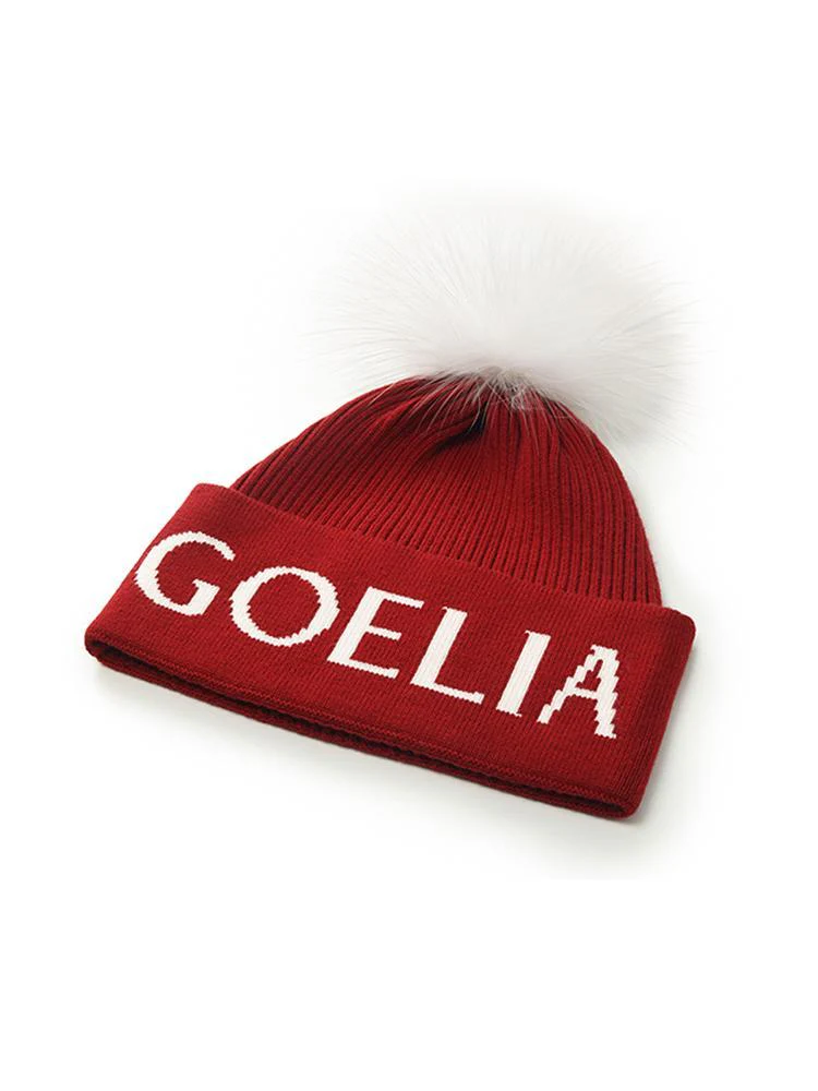 Letter Jacquard Knitted Hat - Image 12