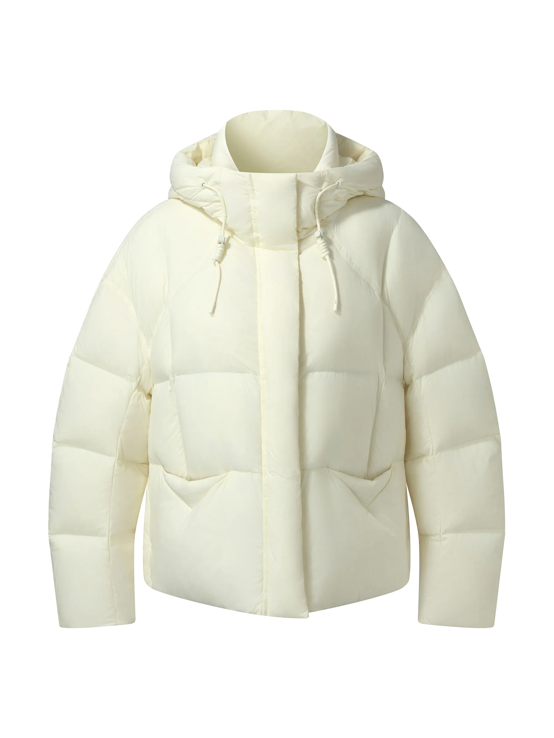 Lightweight Drawstring Hem Hooded Goose Down Jacket - Image 5