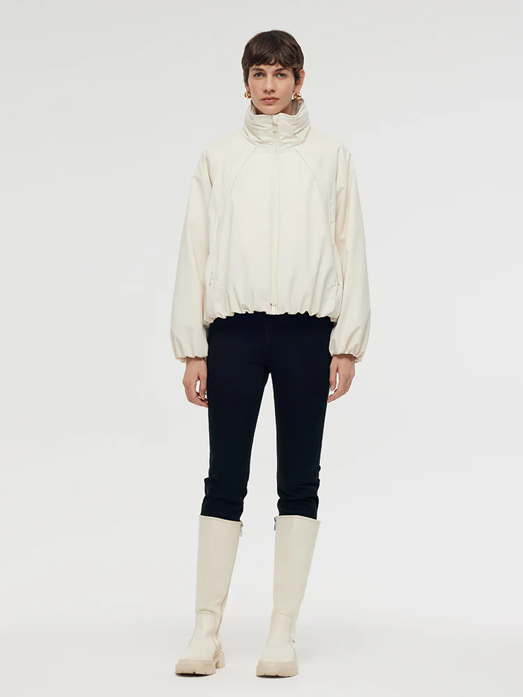 Lightweight Hooded Goose Down Parka - Image 5