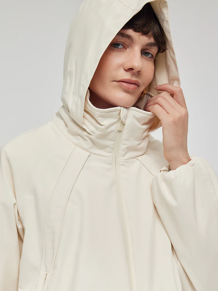 Lightweight Hooded Goose Down Parka - Image 6