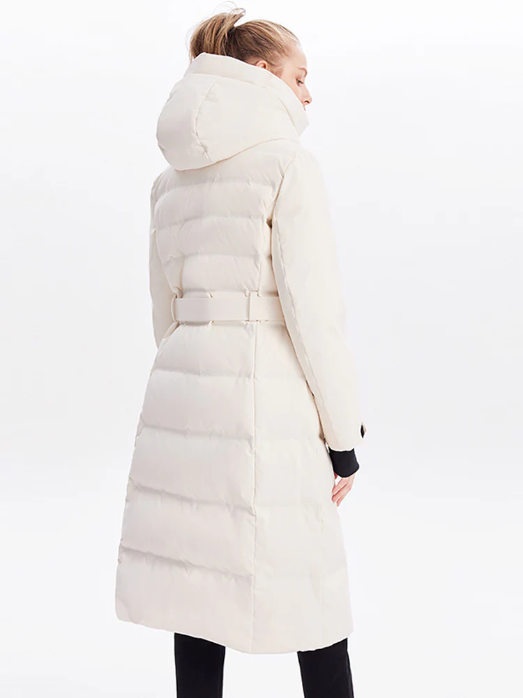 Long Hooded Goose Down Garment - Image 7