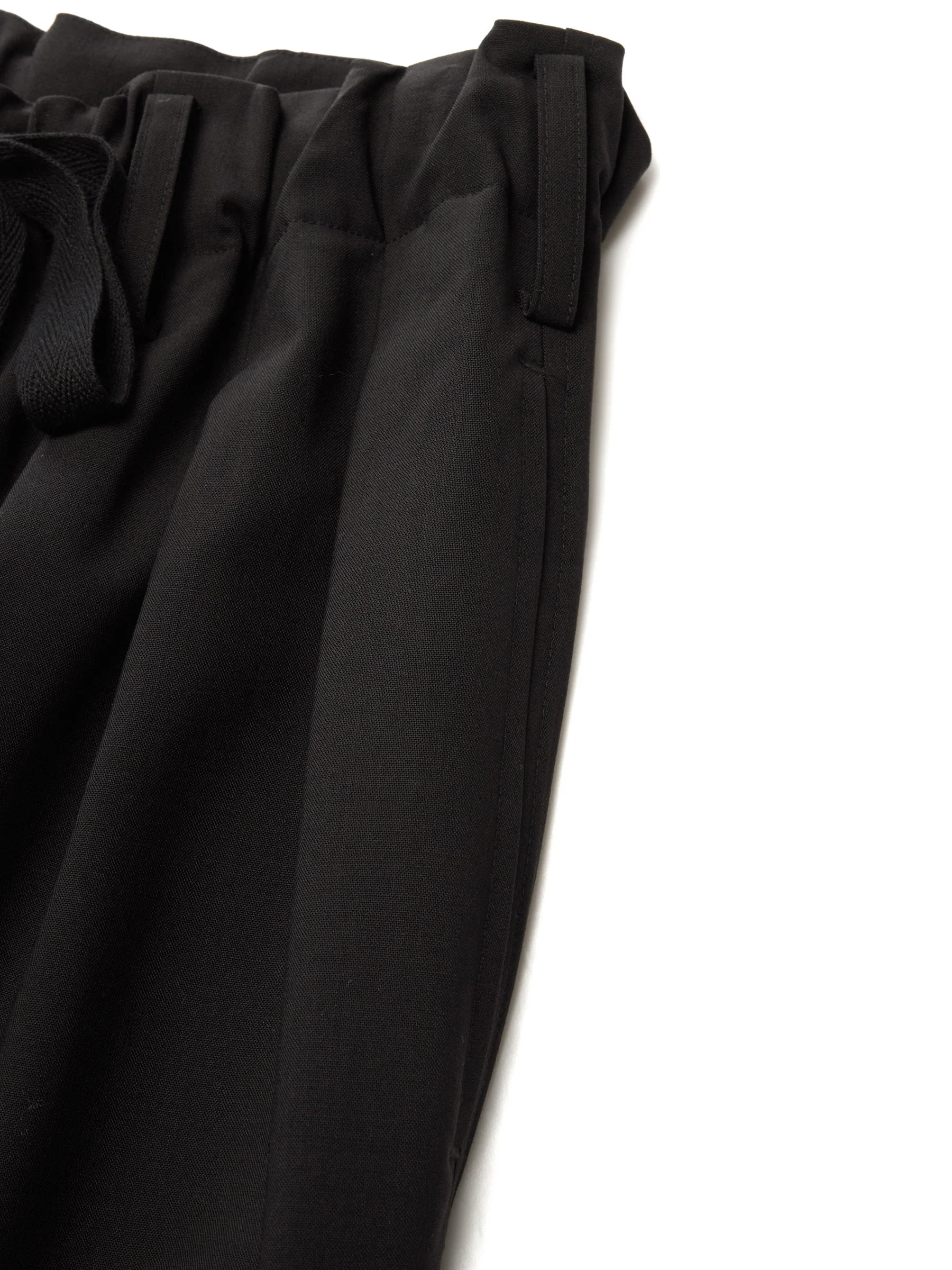Machine Washable Wool Blend Loose Fit Unisex Barrel Leg Pants - Image 8