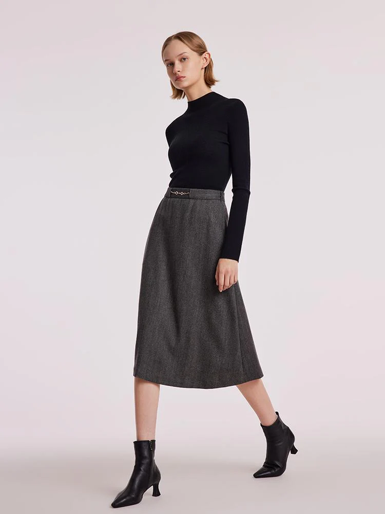 Machine Washable Wool Seamless Women Sweater - Image 5