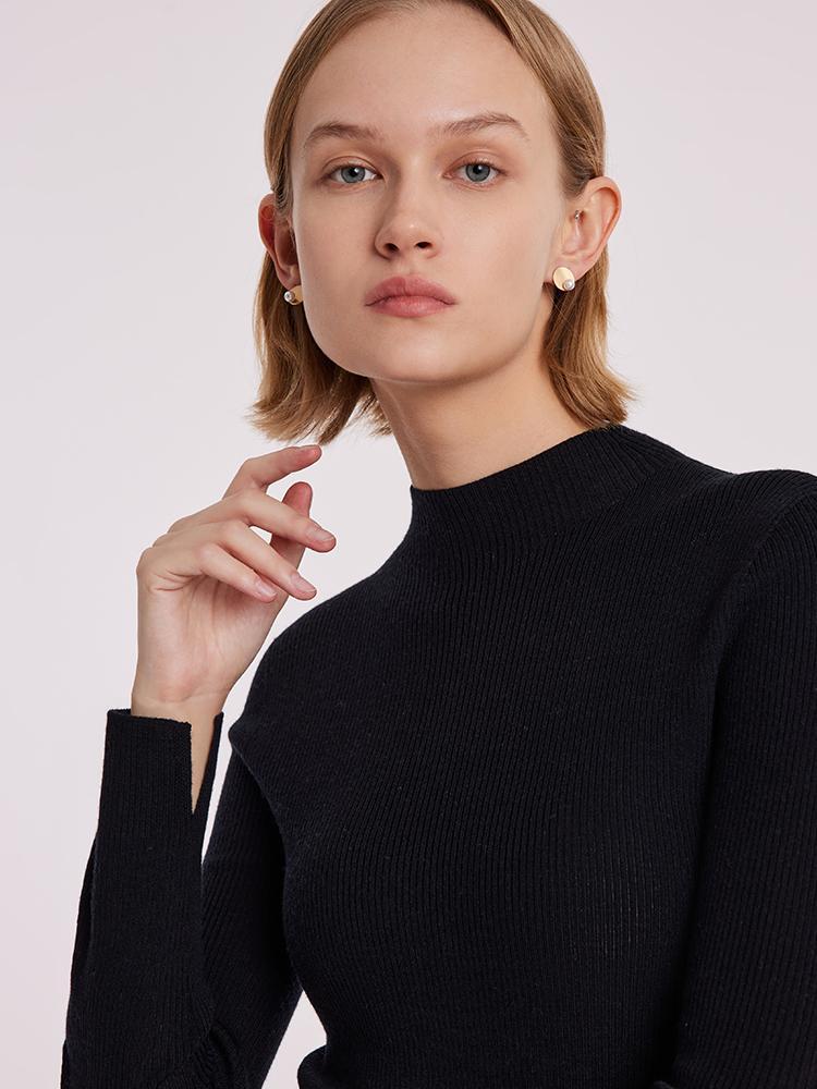 Machine Washable Wool Seamless Women Sweater - Image 8