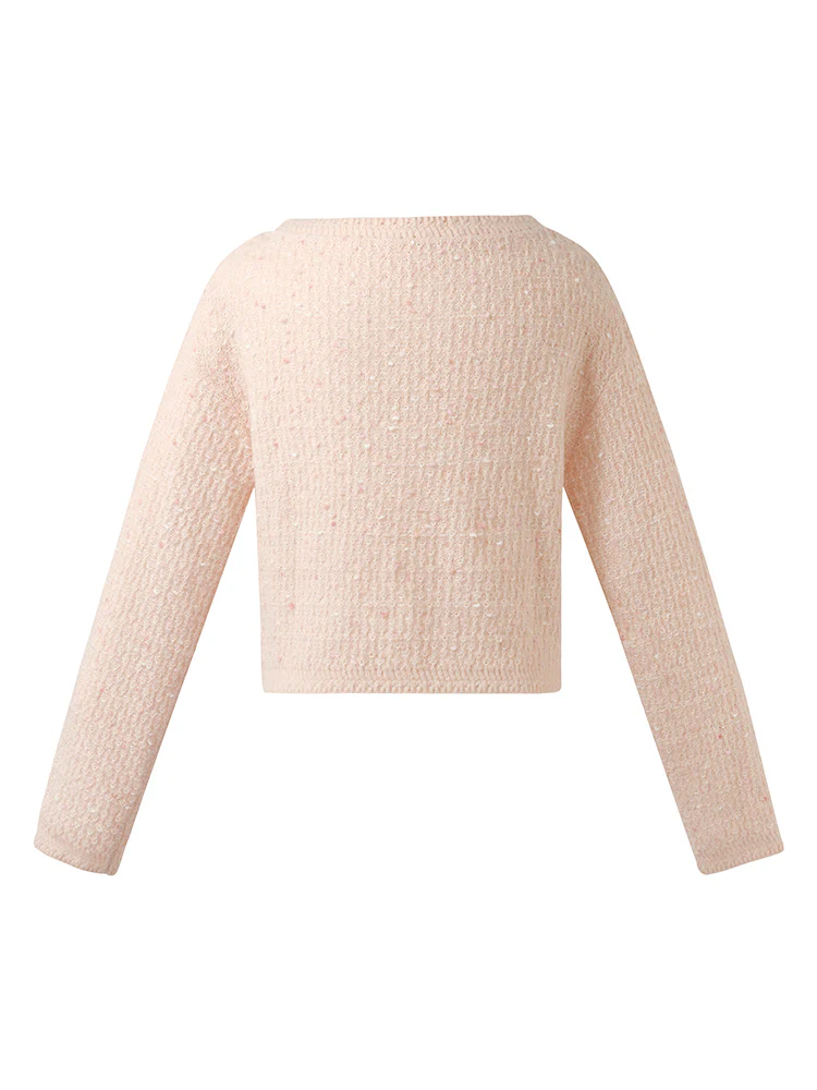 Mohair Slash Neck Women Sweater - Image 7
