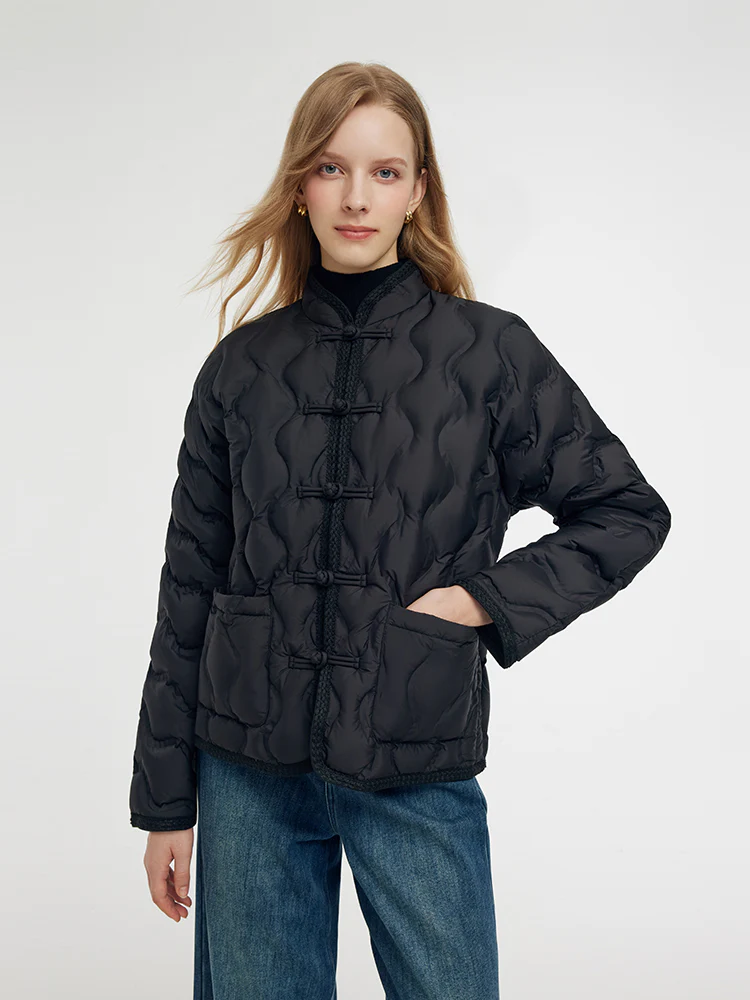 New Chinese-Style Lightweight Goose Down Jacket - Image 2